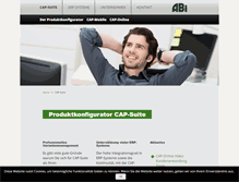 Tablet Screenshot of abi-cap.com